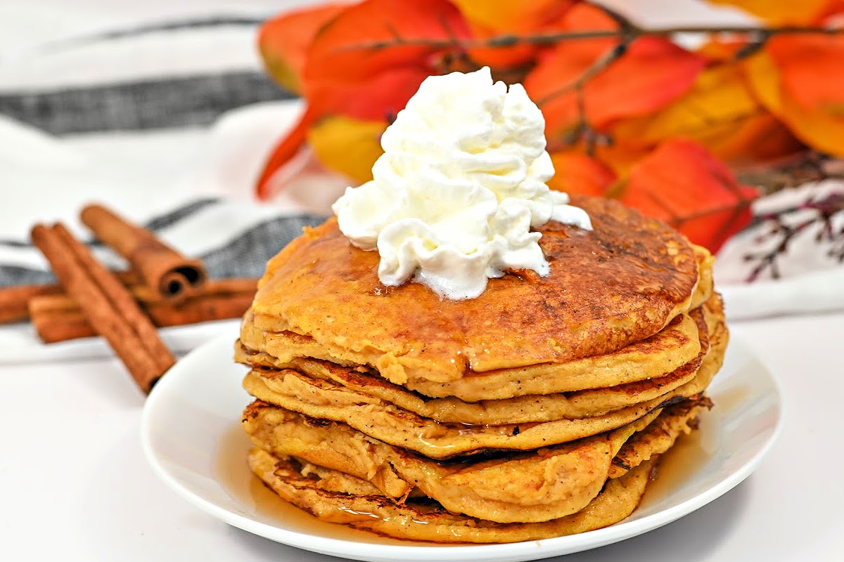 Keto Cottage Cheese Pumpkin Pancakes