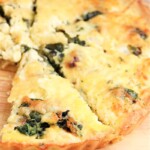 Keto Spinach Feta Quiche