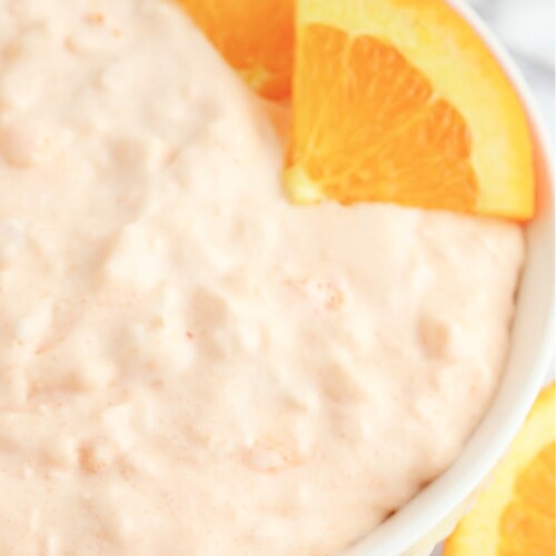 Keto Creamsicle Cottage Cheese Jello Salad