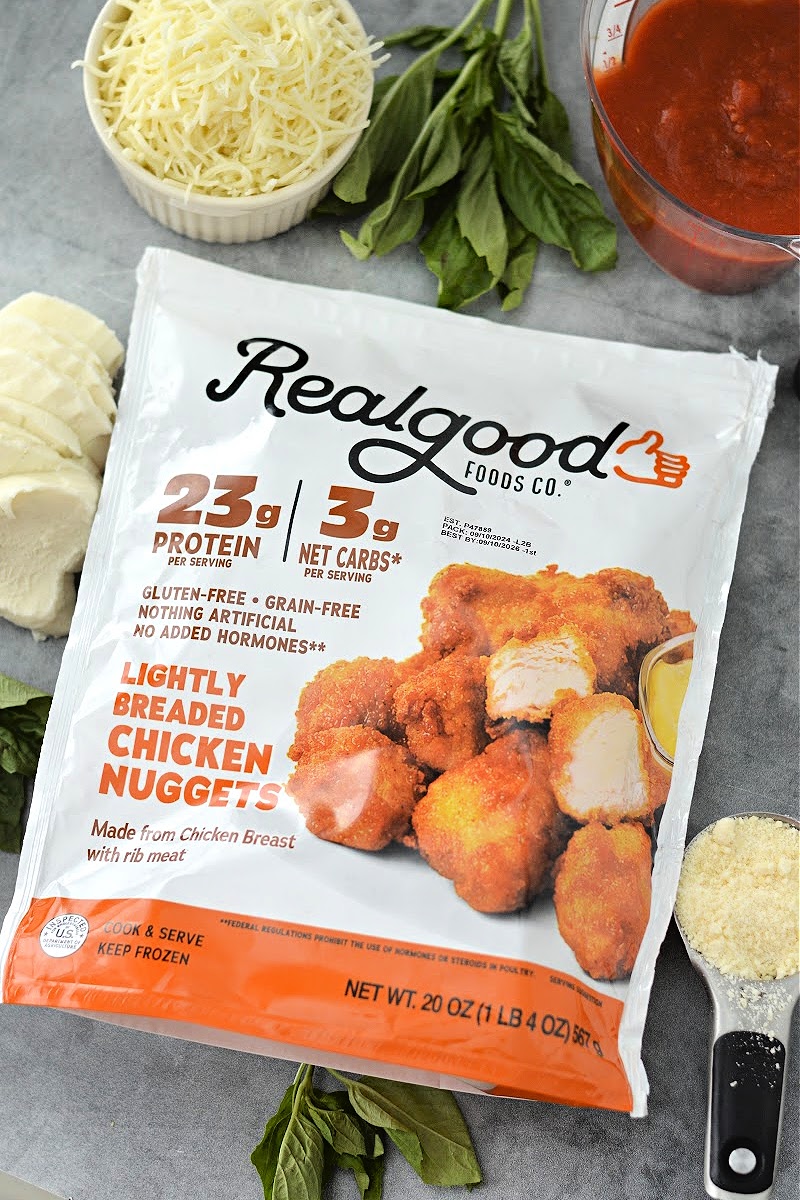 Keto Chicken Nugget Parmesan Casserole Ingredients