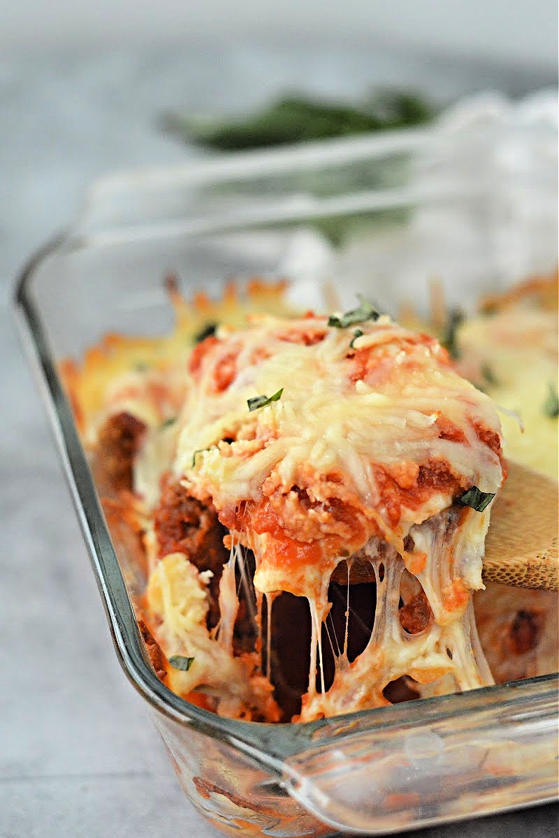 Keto Chicken Nugget Parmesan Casserole