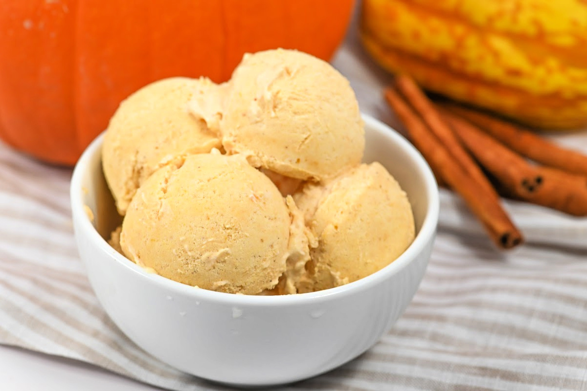 Keto Pumpkin Ice Cream