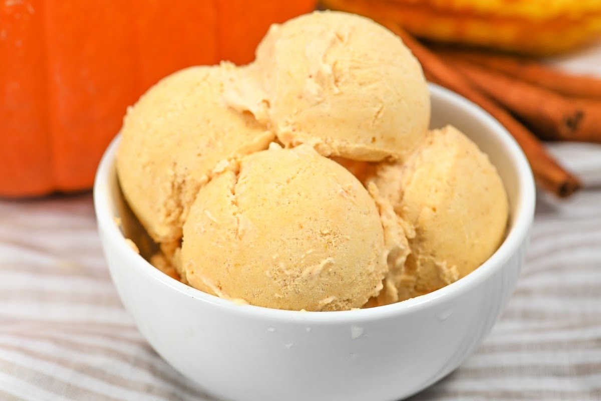 Keto Pumpkin Ice Cream