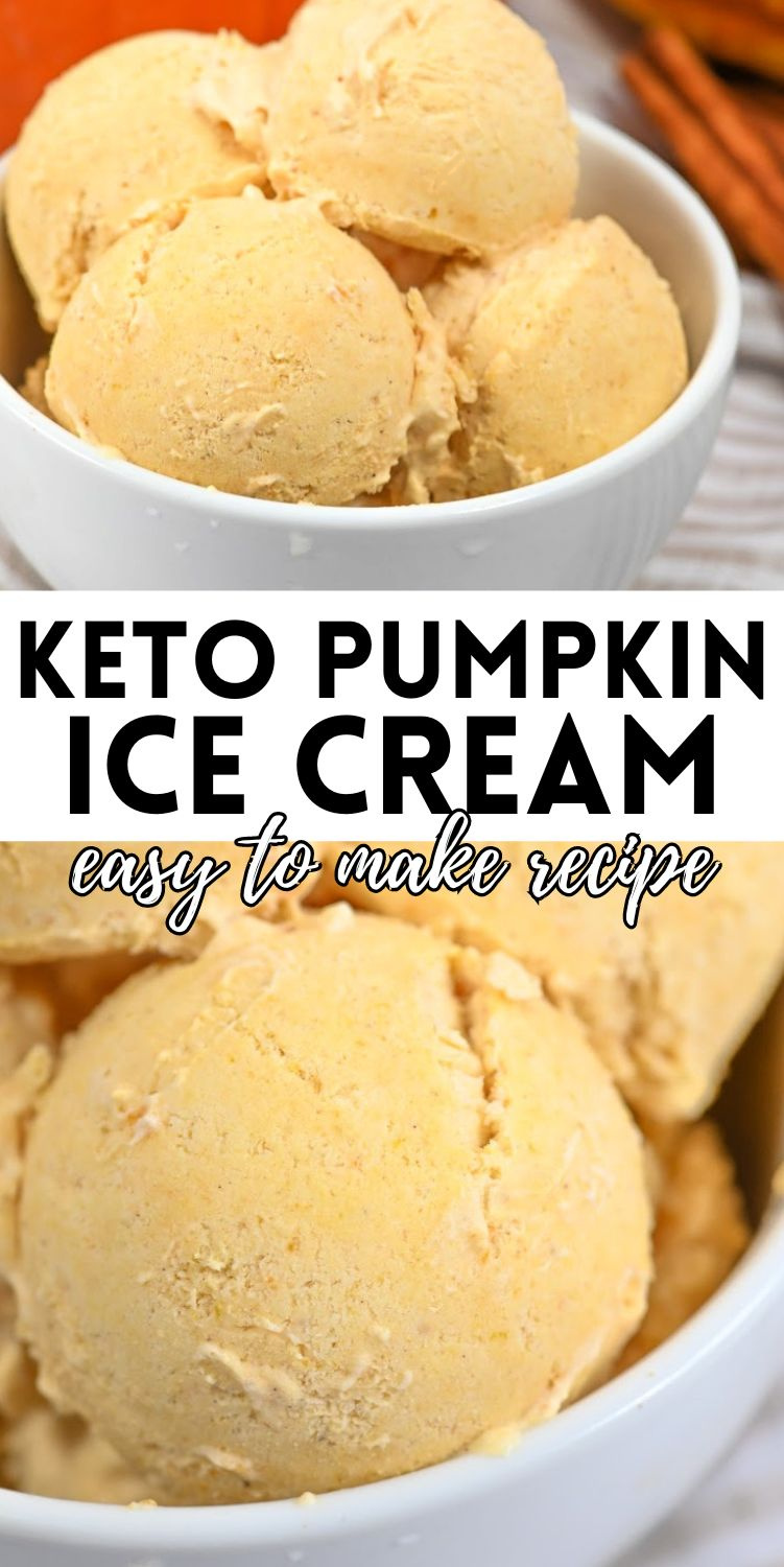 Keto Pumpkin Ice Cream