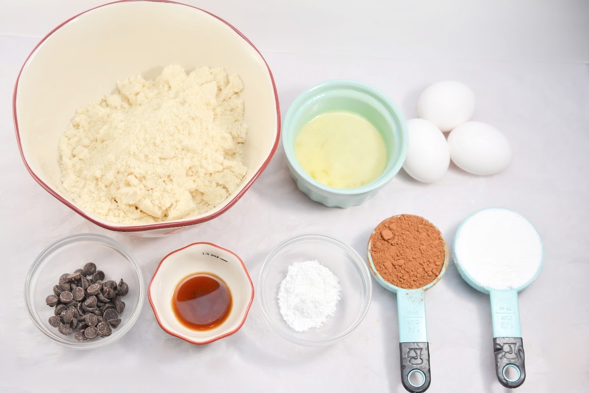 Keto Chocolate Bread Ingredients