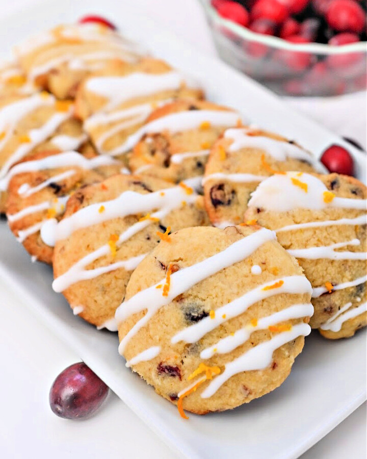Low-Carb Orange Cranberry Cookies