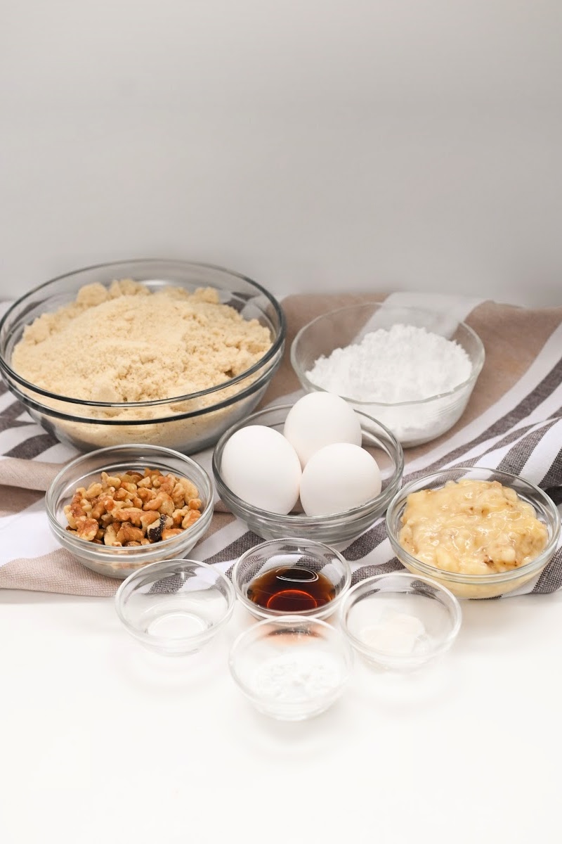 Low Carb Ricotta Banana Bread Ingredients