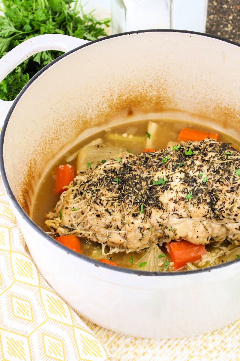 Low Carb Dutch Oven Turkey Breast