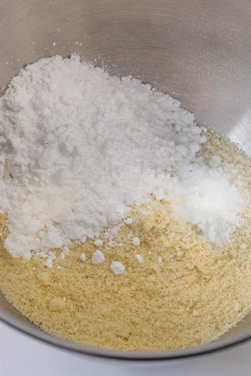 Mixing the ingredients for the bars