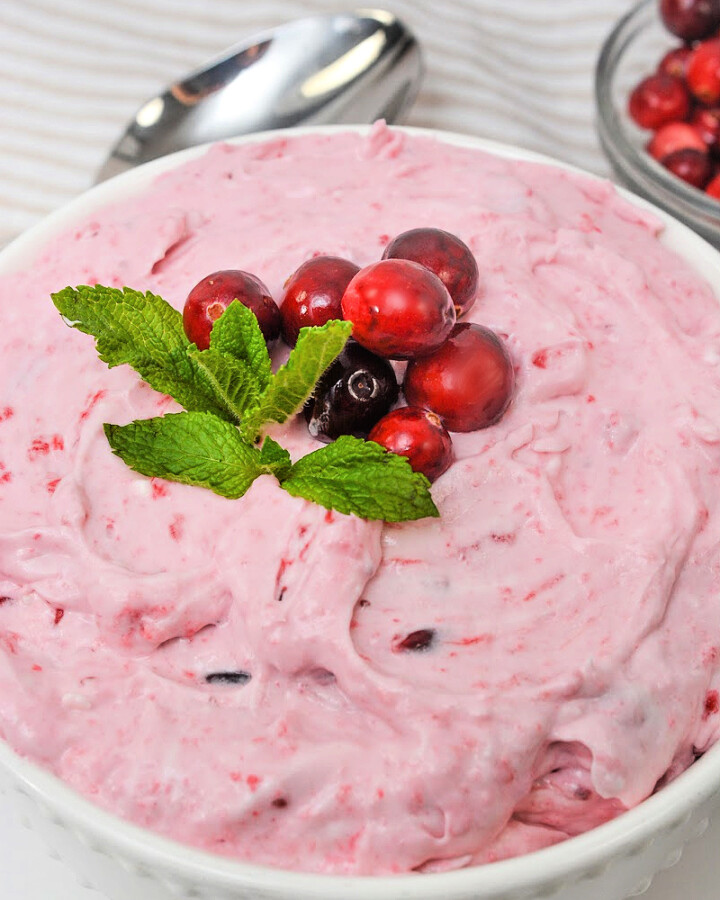 Low Carb Cranberry Fluff