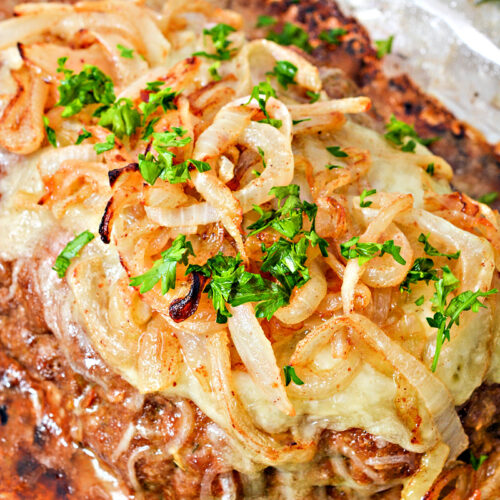 Keto French Onion Meatloaf