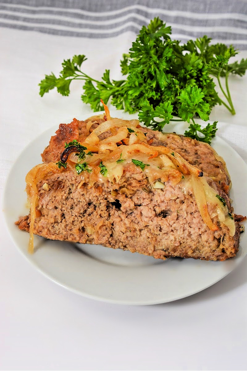 Keto French Onion Meatloaf