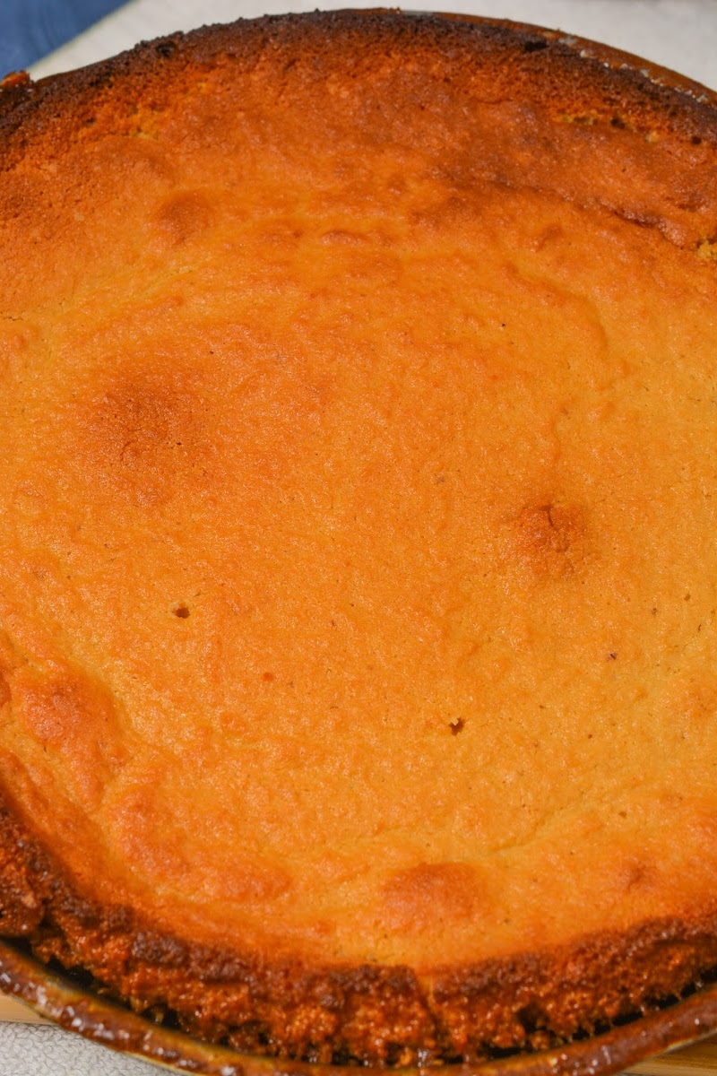 The bottom of the cake