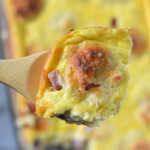 Low Carb Ham and Cheese Bubble Up Bake