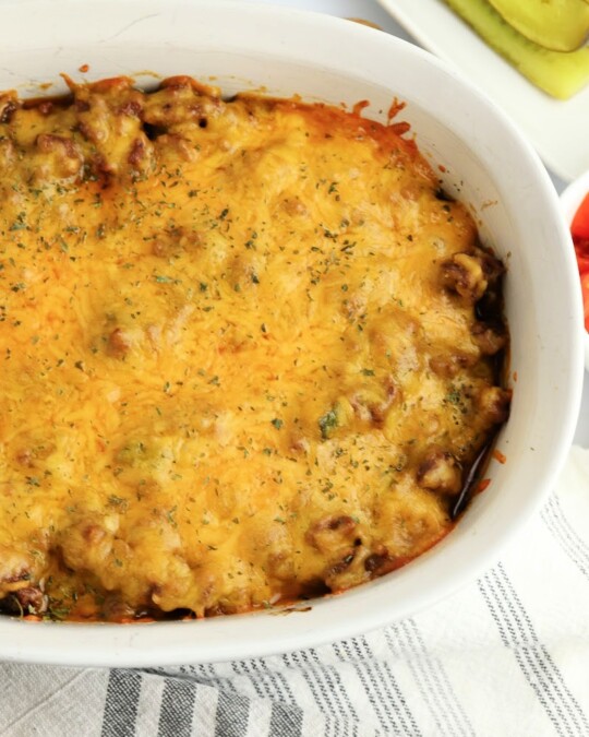 Keto Cheeseburger Casserole