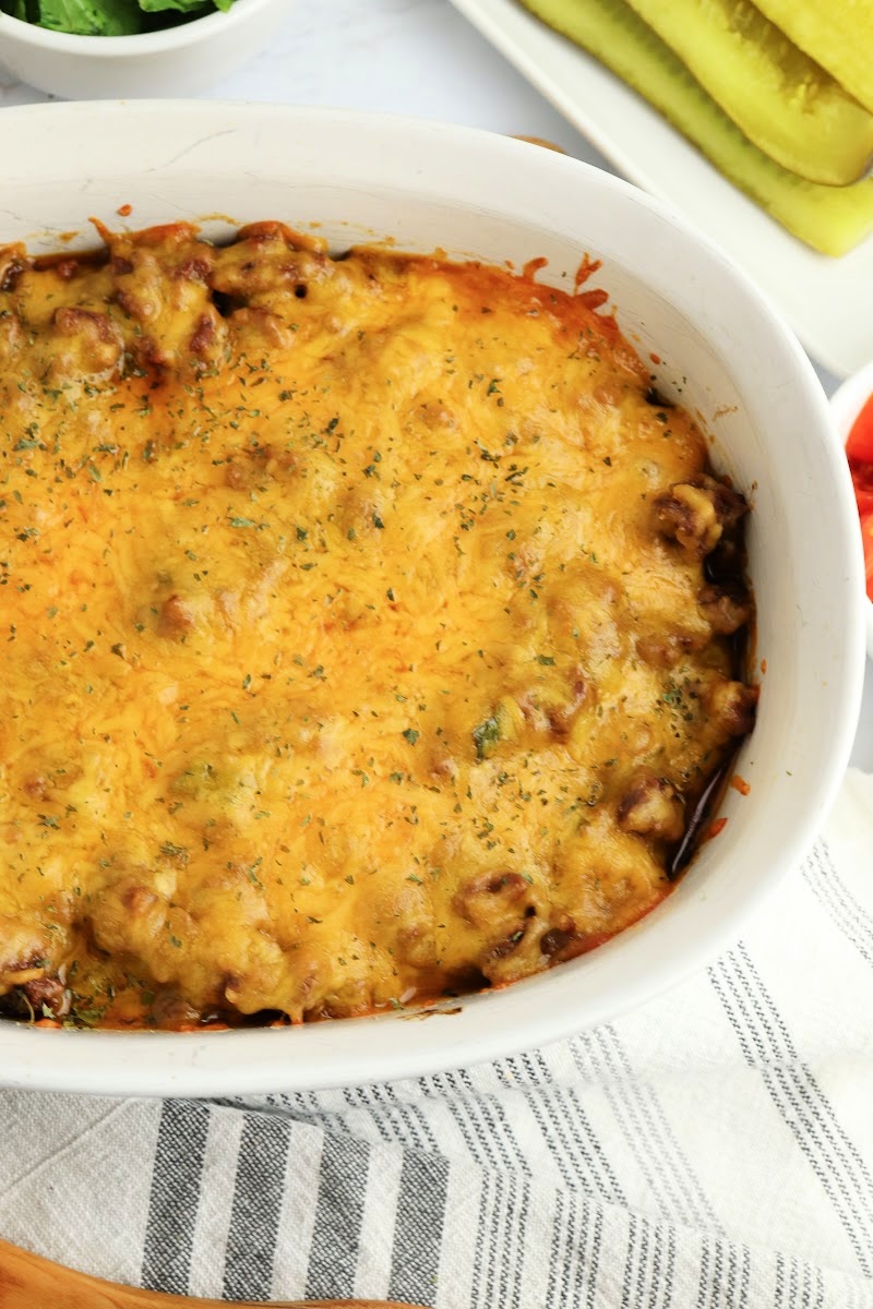Keto Cheeseburger Casserole