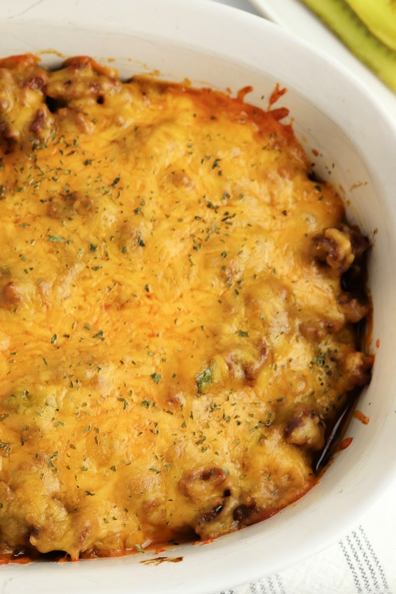 Keto Cheeseburger Casserole