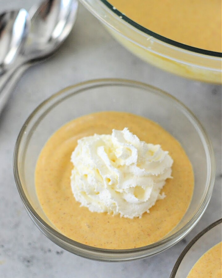 Keto Pumpkin Rumchata Pudding