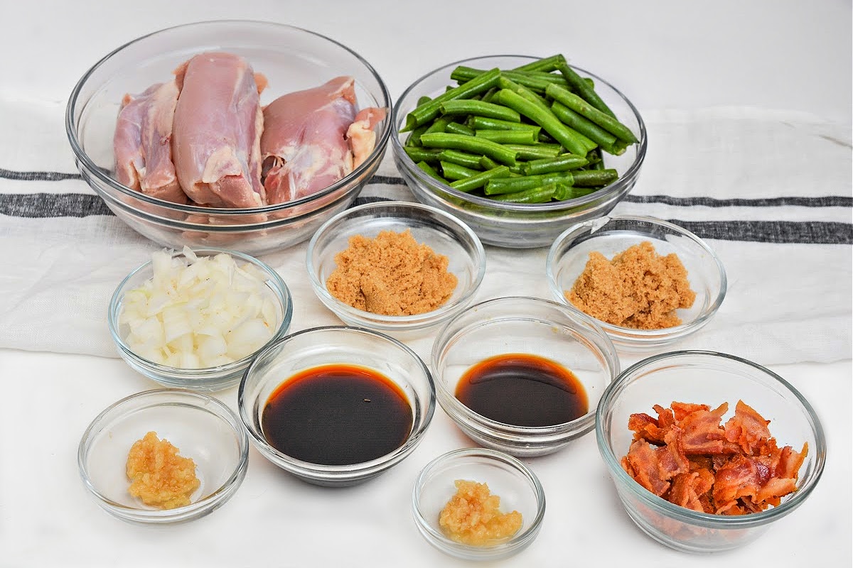 Low-Carb Crack Chicken Green Bean Skillet Ingredients