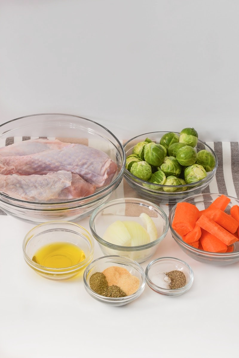Low Carb Slow Roasted Turkey Legs Ingredients