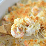 Keto Garlic Shrimp Au Gratin