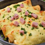 Keto Chicken Cordon Bleu Enchiladas