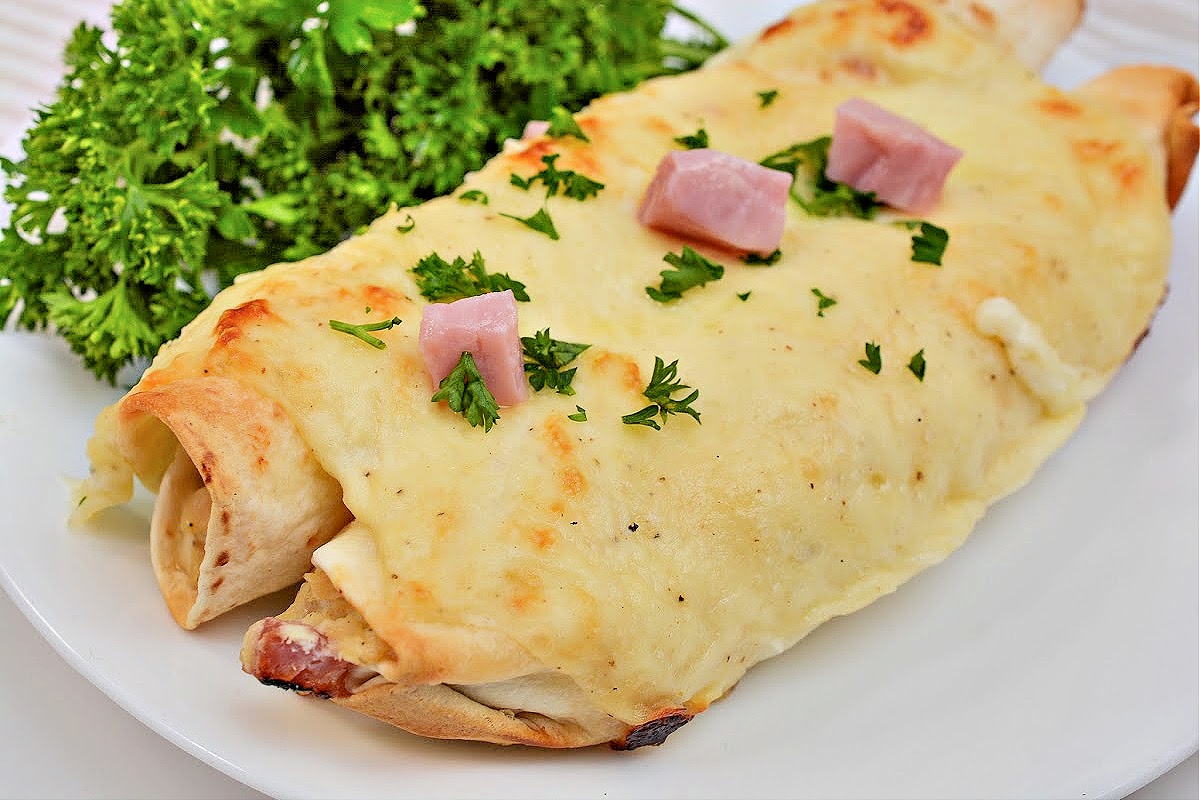 Keto Chicken Cordon Bleu Enchiladas