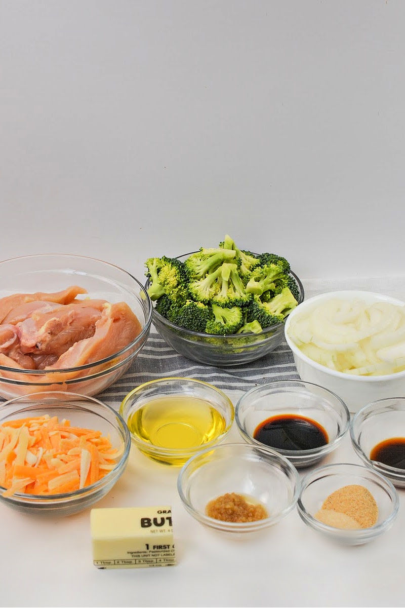 Keto French Onion Chicken And Broccoli Skillet Ingredients
