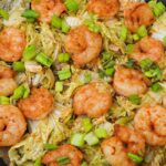 Keto Lemon Sauteed Napa Cabbage with Shrimp