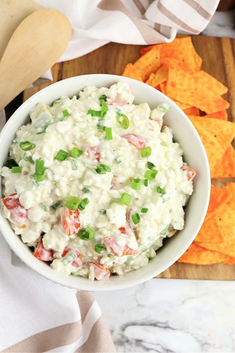 Keto Dorito Dip With Cottage Cheese