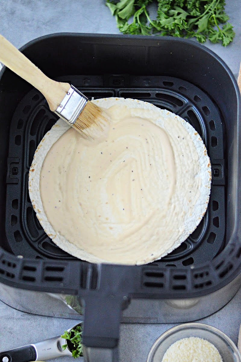 Keto Alfredo Cheesy Breadsticks