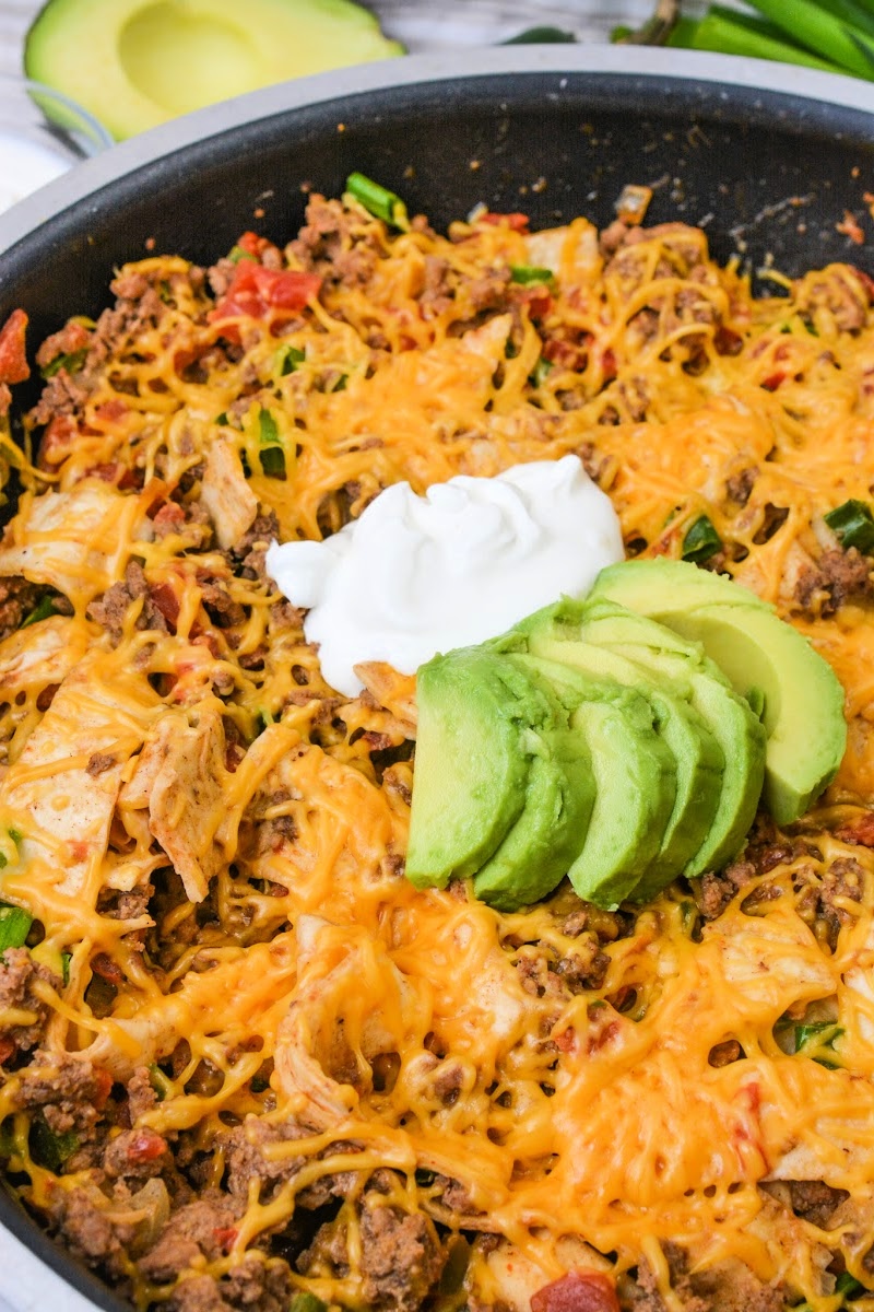 Keto King Ranch Ground Beef Skillet