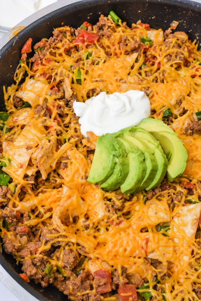 Keto King Ranch Ground Beef Skillet