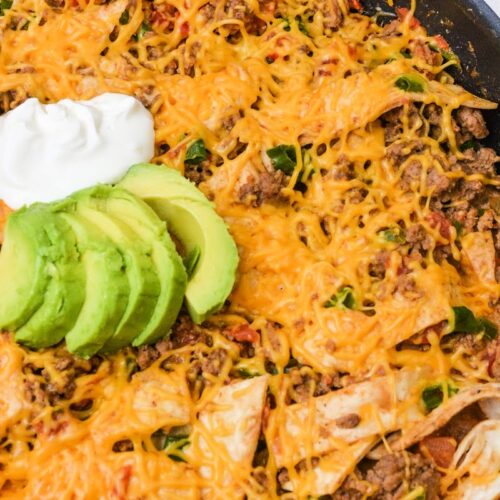 Keto King Ranch Ground Beef Skillet