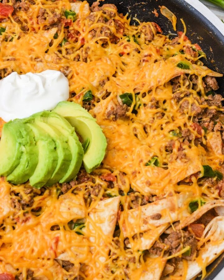 Keto King Ranch Ground Beef Skillet