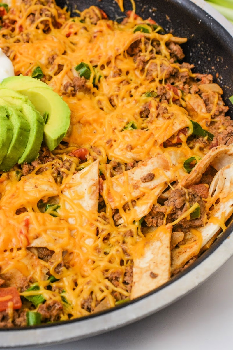 Keto King Ranch Ground Beef Skillet