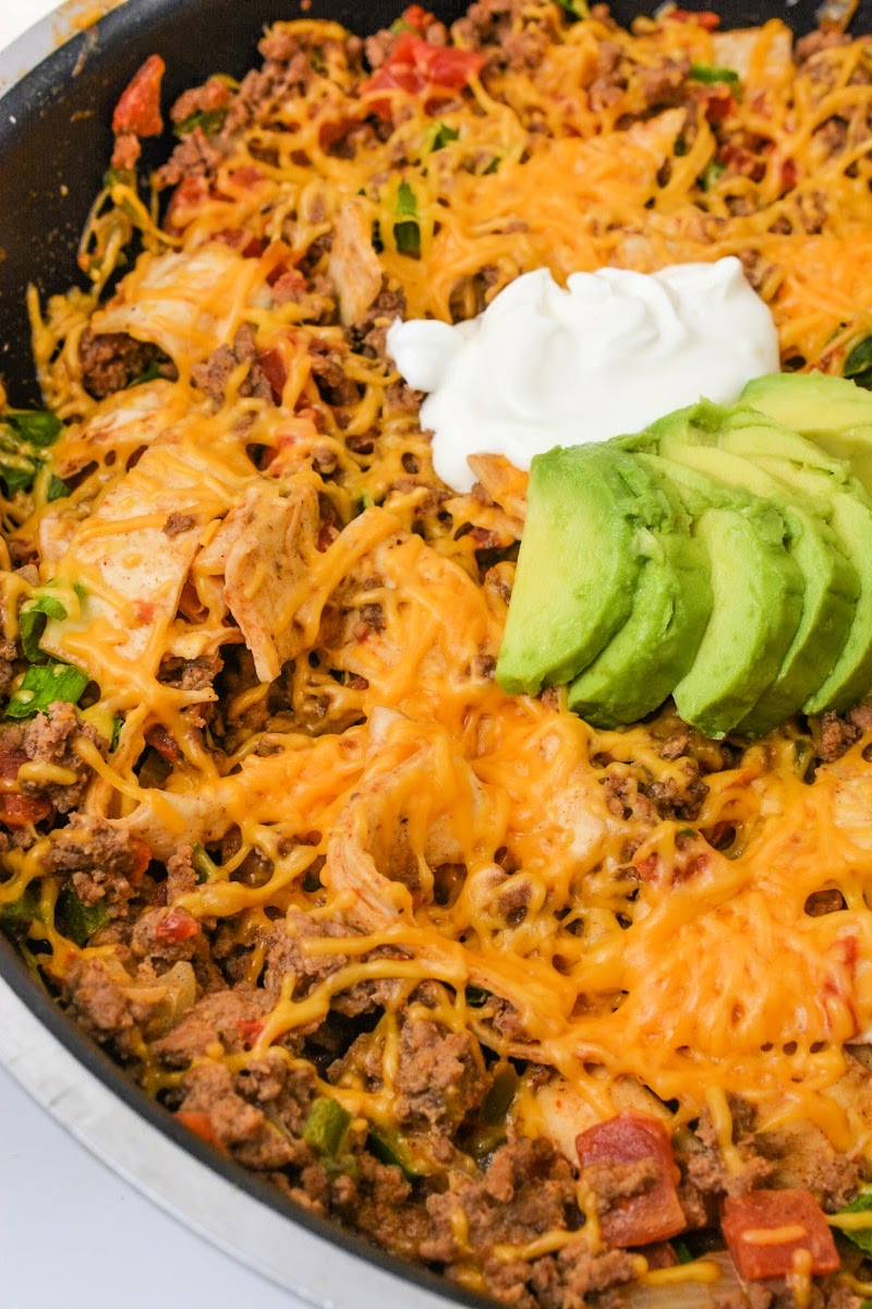 Keto King Ranch Ground Beef Skillet