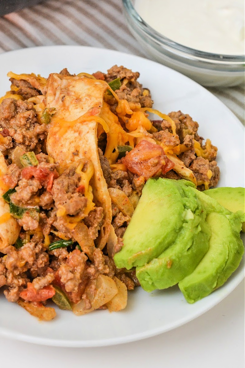 Keto King Ranch Ground Beef Skillet