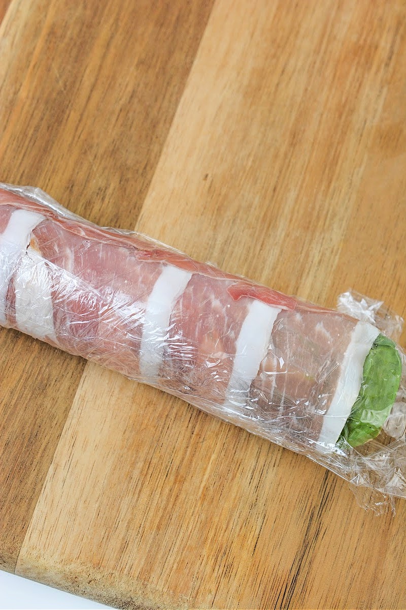 The rolled up sushi