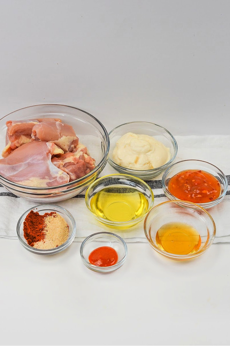 Keto Bang Bang Chicken Thighs Ingredients