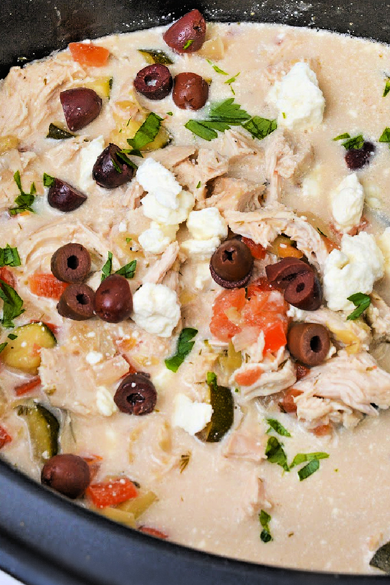 Low-Carb Greek Chicken Chili
