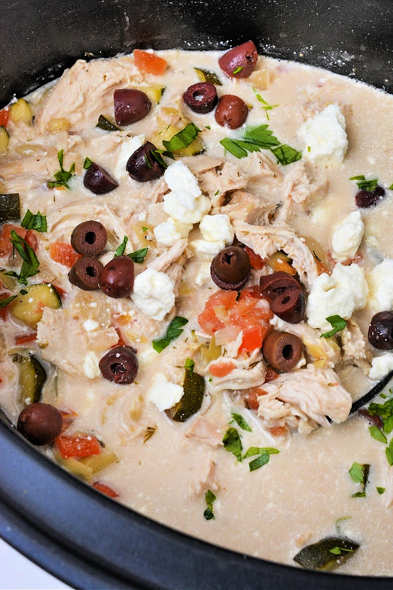 Low-Carb Greek Chicken Chili