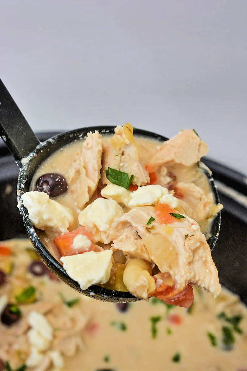 Low-Carb Greek Chicken Chili