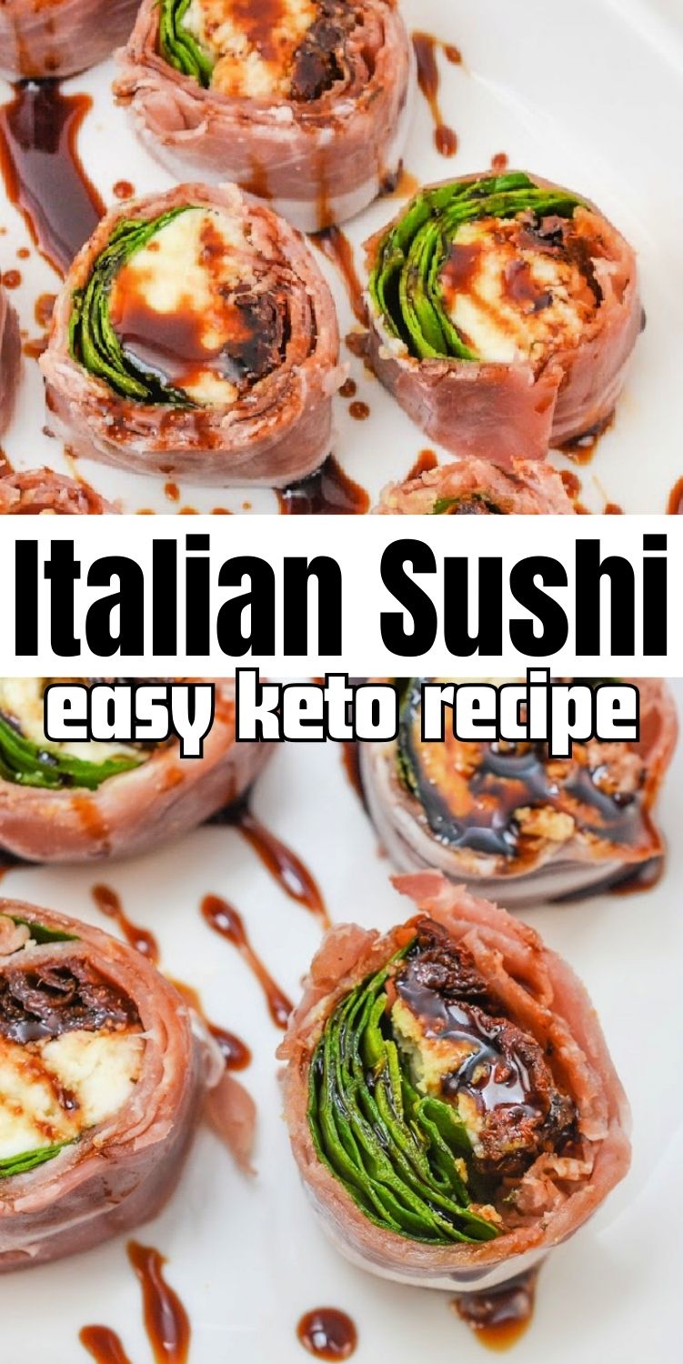Keto Italian Sushi