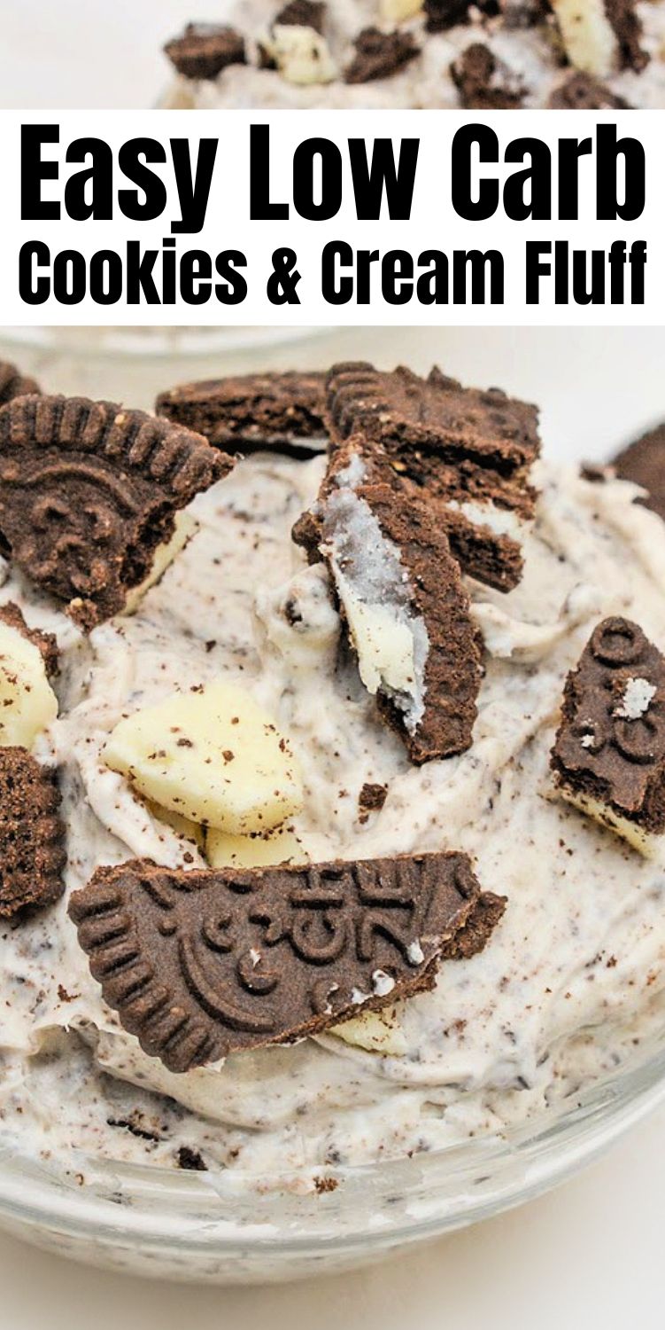 Low Carb Cookies & Cream Fluff
