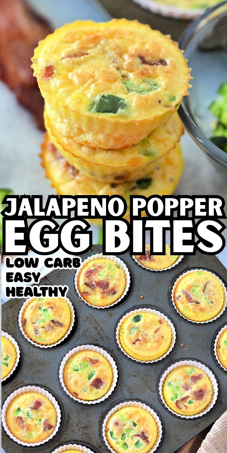 Keto Jalapeno Popper Egg Bites