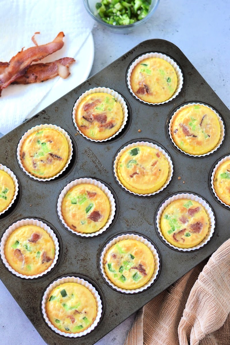 Keto Jalapeno Popper Egg Bites