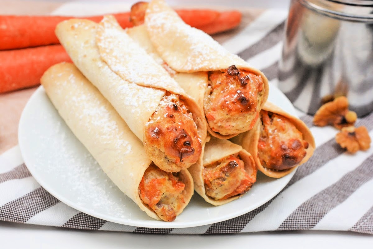 Keto Carrot Cake Roll-Ups