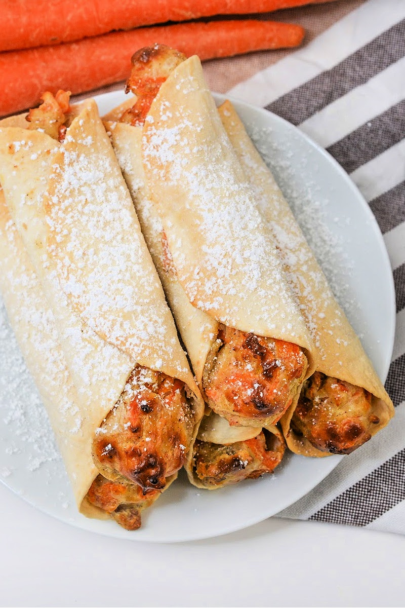 Keto Carrot Cake Roll-Ups