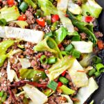 Keto Mongolian Ground Beef and Cabbage